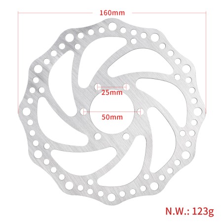 Disque de frein 160mm compatible Dualtron Thunder Ultra -  la reunion