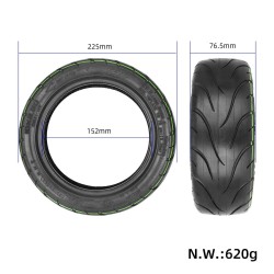 pneu trottinette 10*2.5 pouces tubeless route