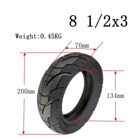 pneu pour trottinette electrique 8.5x3 dualtron mini - la reunion - 974
