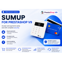 Module SumUp Payment Gateway – Compatible PrestaShop 9 & PHP 8.x (Apple Pay & Google Pay inclus)