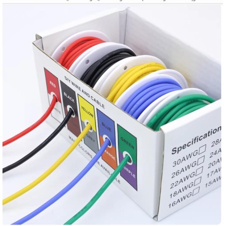 Bobine fil silicone AWG20