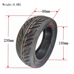 Pneu route 10*3 pouces tubeless pour trottinette