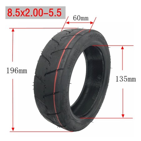 pneu trottinette electrique route 8.5 pouces x2.0-5.5