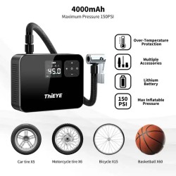 Gonfleur pneu portable